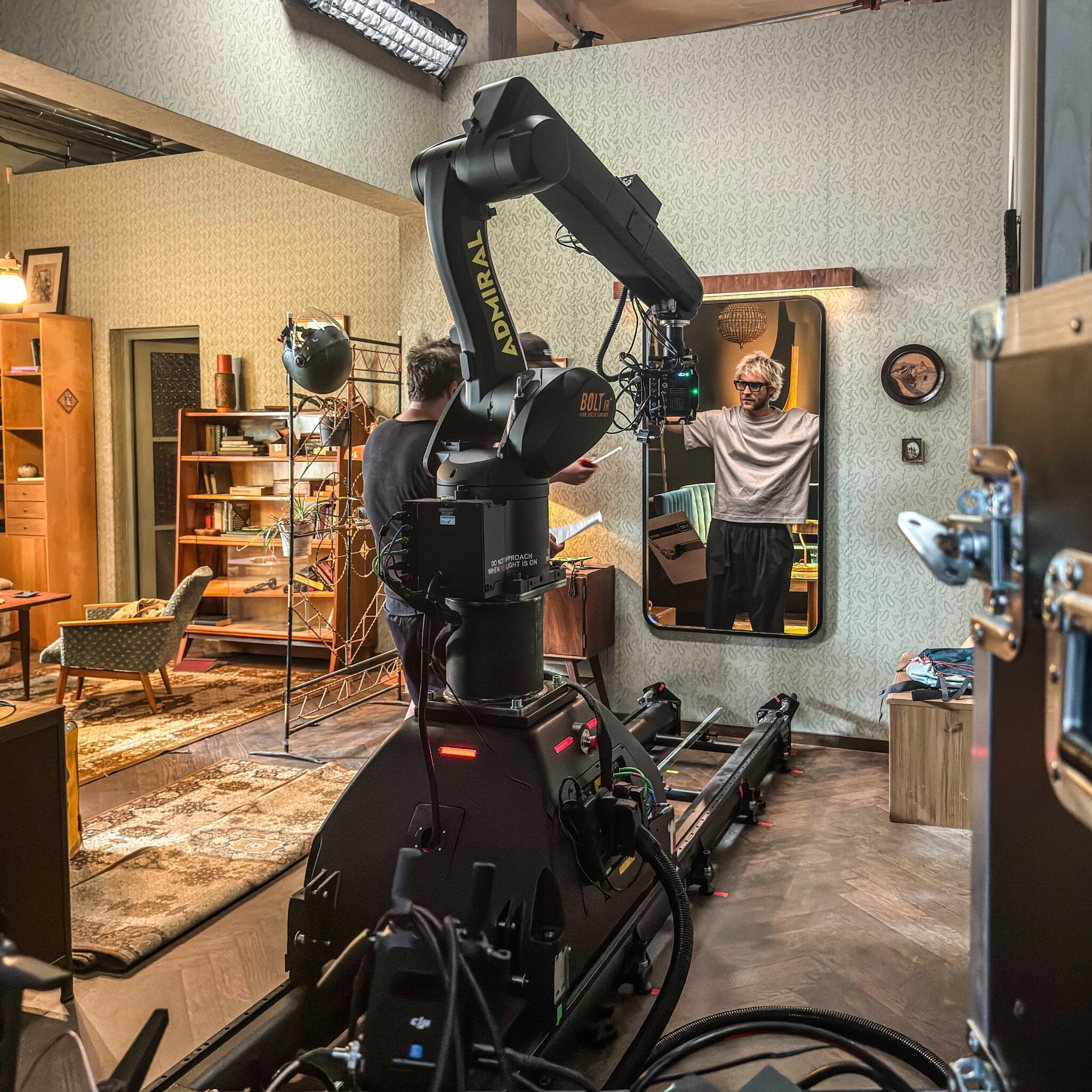 Bolt Jr+ motion control setup behind the scenes